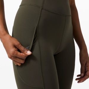 Lululemon Running Leggings. Size 10. 2 pockets plus drawstring